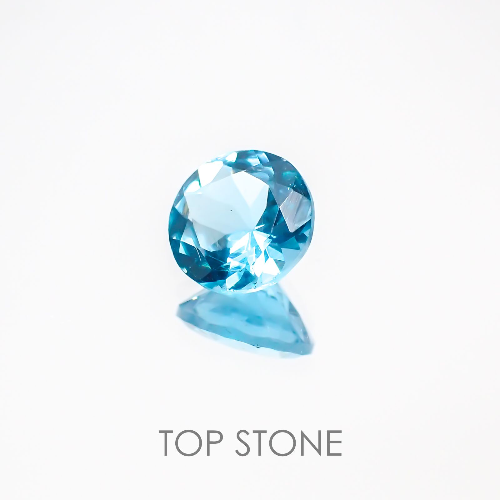 アパタイト(宝石名アパタイト) ブラジル産 0.76ct 識別済[20127947]6×6mm前後