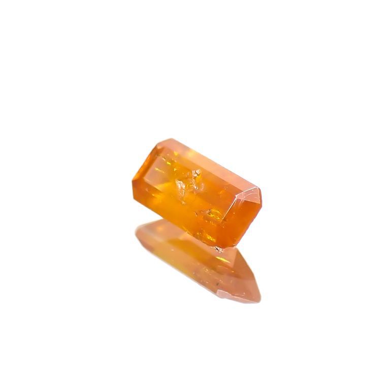 ウルフェナイト(宝石名ウルフェナイト)メキシコ産 0.444ct ソ付[221219723]5.2x2.6mm前後