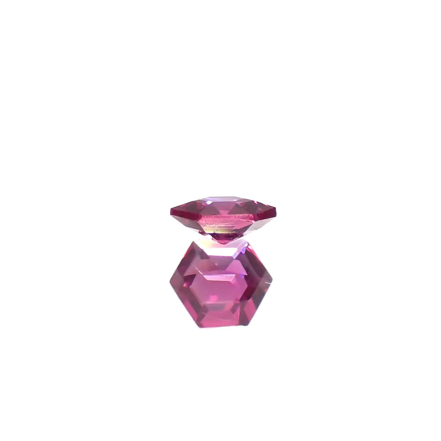 ◇ヘキサゴンカット◇ルビー 非加熱 モザンビーク産 0.11ct[240427101]3x3mm前後
