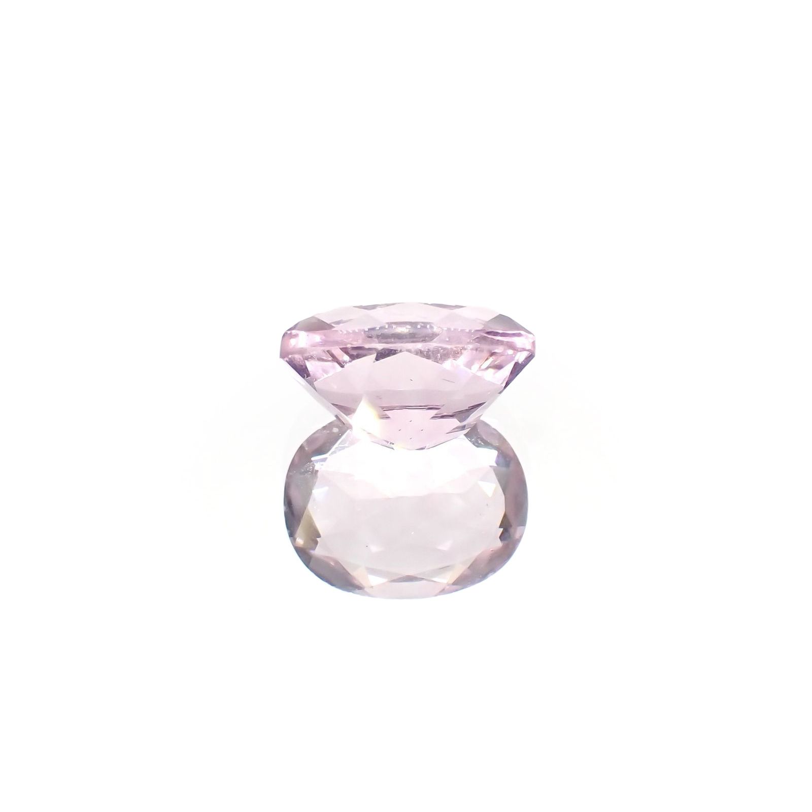 ピンクフローライト(宝石名フルオライト)ブラジル産 識別済 3.30ct / 10.2x8.1mm前後 [220115135]