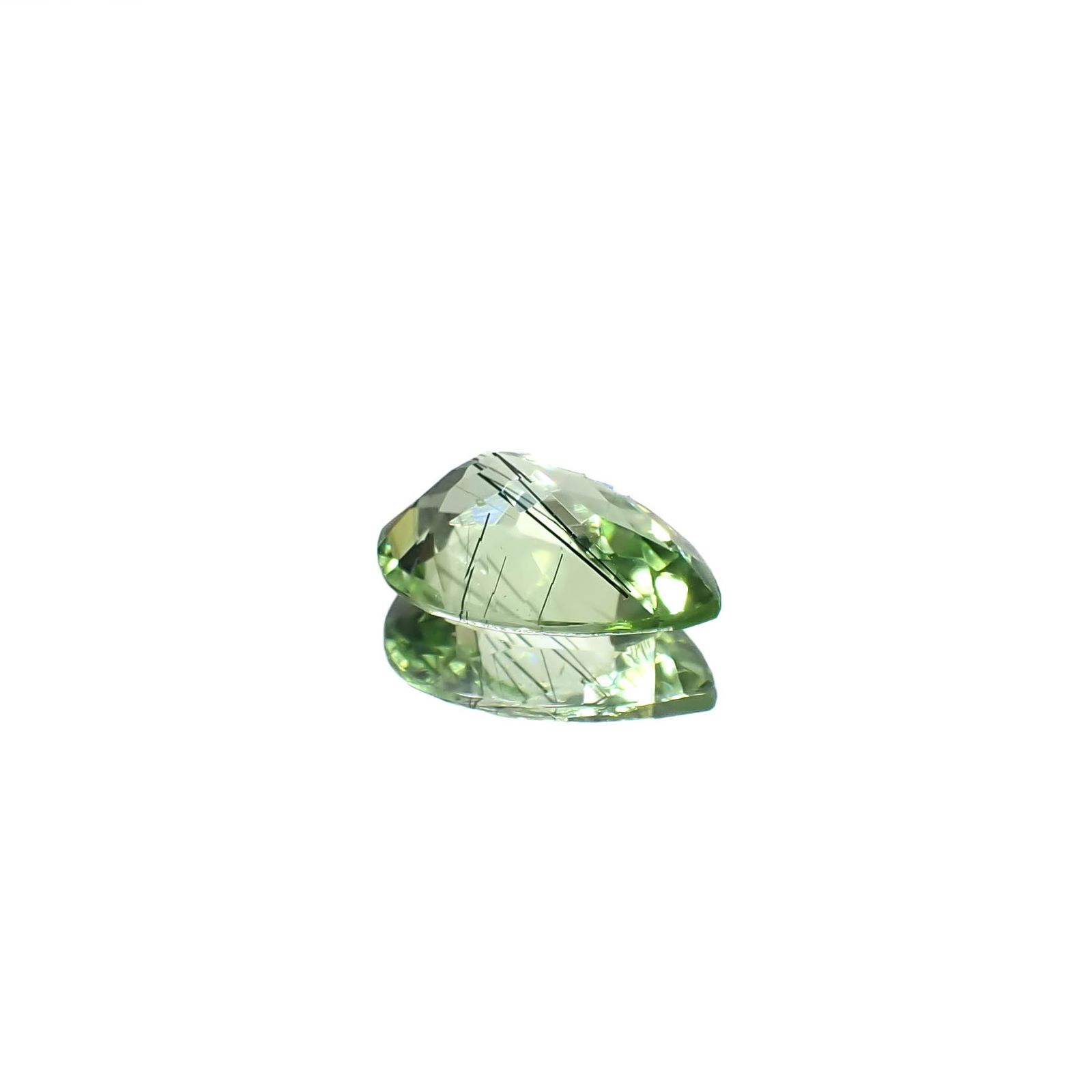 ルドウィジャイトインペリドット パキスタン産 3.26ct[240728525]12.1x8.4mm前後