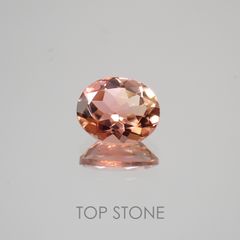 バイカラートルマリン ブラジル・アフリカ産 ルース 0.6ct[210410458]6.2×5.1mm前後