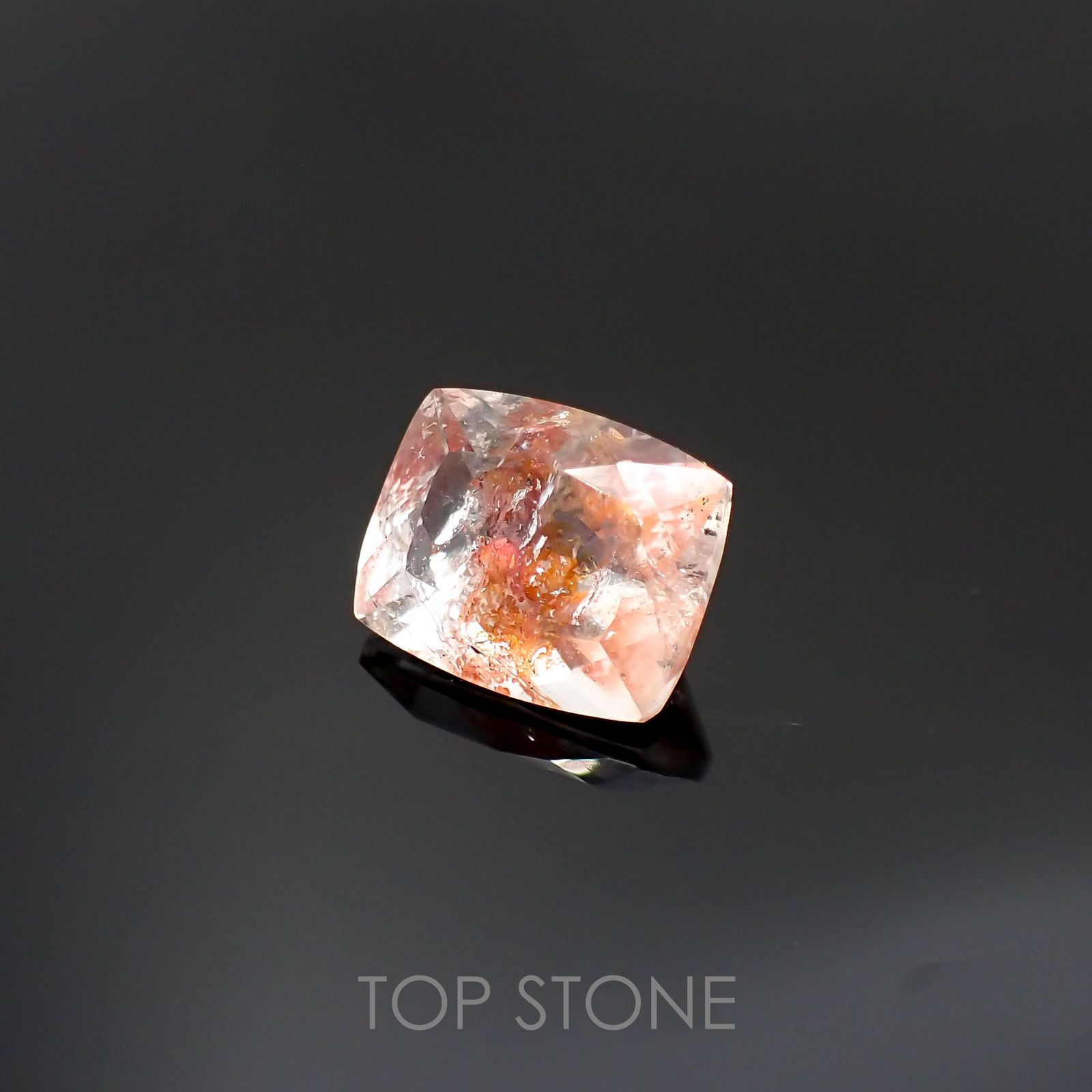 オーロラクォーツ ブラジル・ミナスジェライス産 4.63ct[220114377]11.6x9.3mm前後
