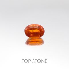 オレンジカイヤナイト タンザニア産 ルース 1.2ct[20105996]7.2×5.2mm前後