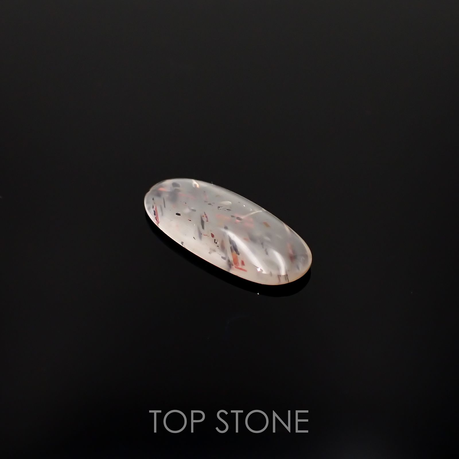 レインボーラティスサンストーン オーストラリア産 1.67ct[230220757]14.9x7mm前後