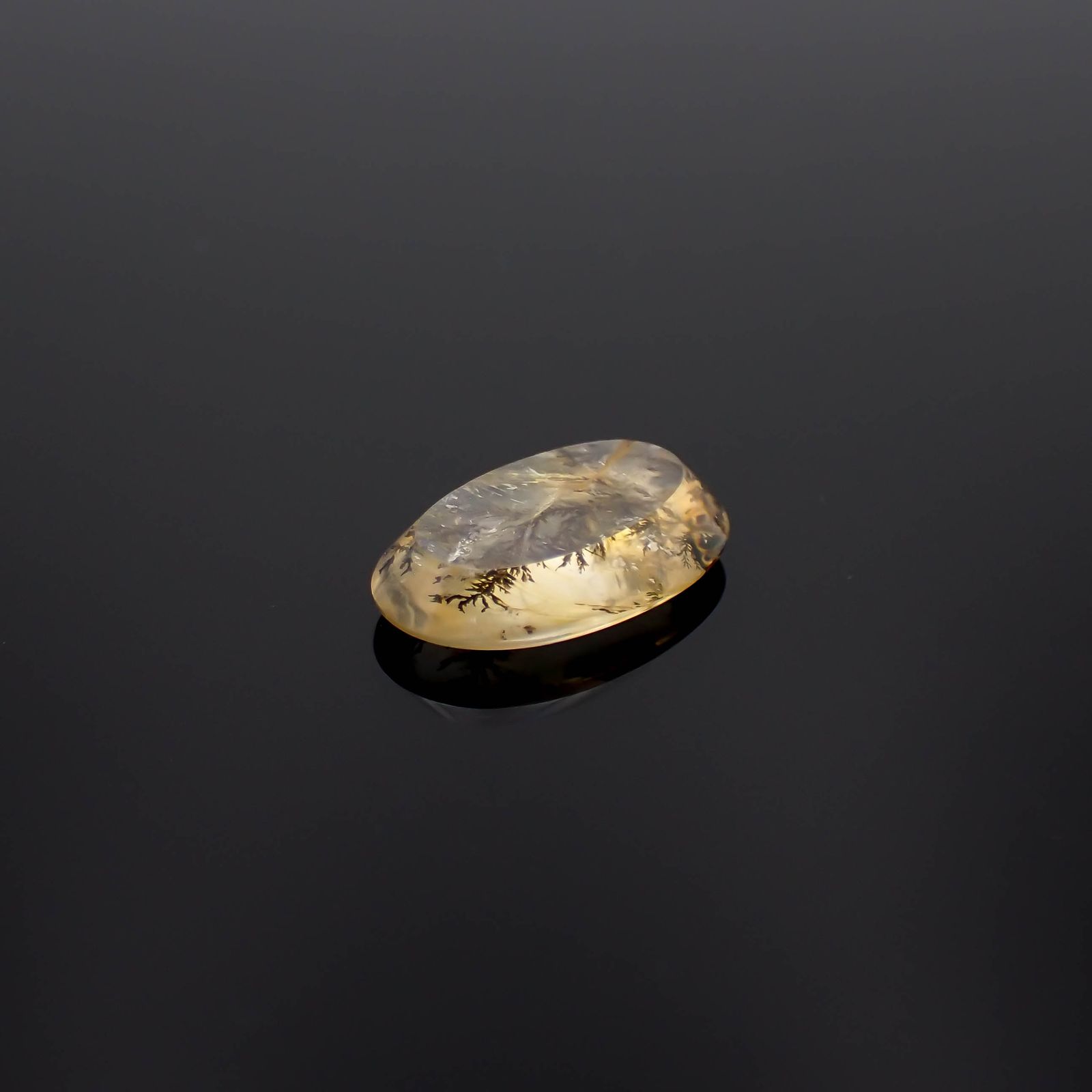 デンドリチッククォーツ ブラジル産 6.58ct[230823242]17.7x11.6mm前後