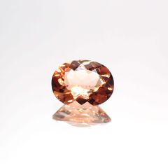 オレゴンサンストーン(宝石名ラブラドライト)アメリカ・オレゴン州産 1.42ct 識別済[230722704]8.7x6.8mm前後