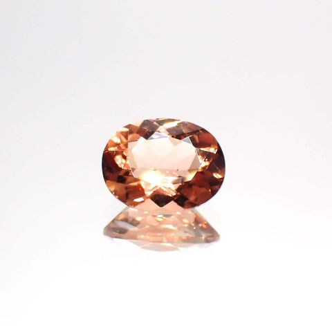 オレゴンサンストーン(宝石名ラブラドライト)アメリカ・オレゴン州産 1.42ct 識別済[230722704]8.7x6.8mm前後