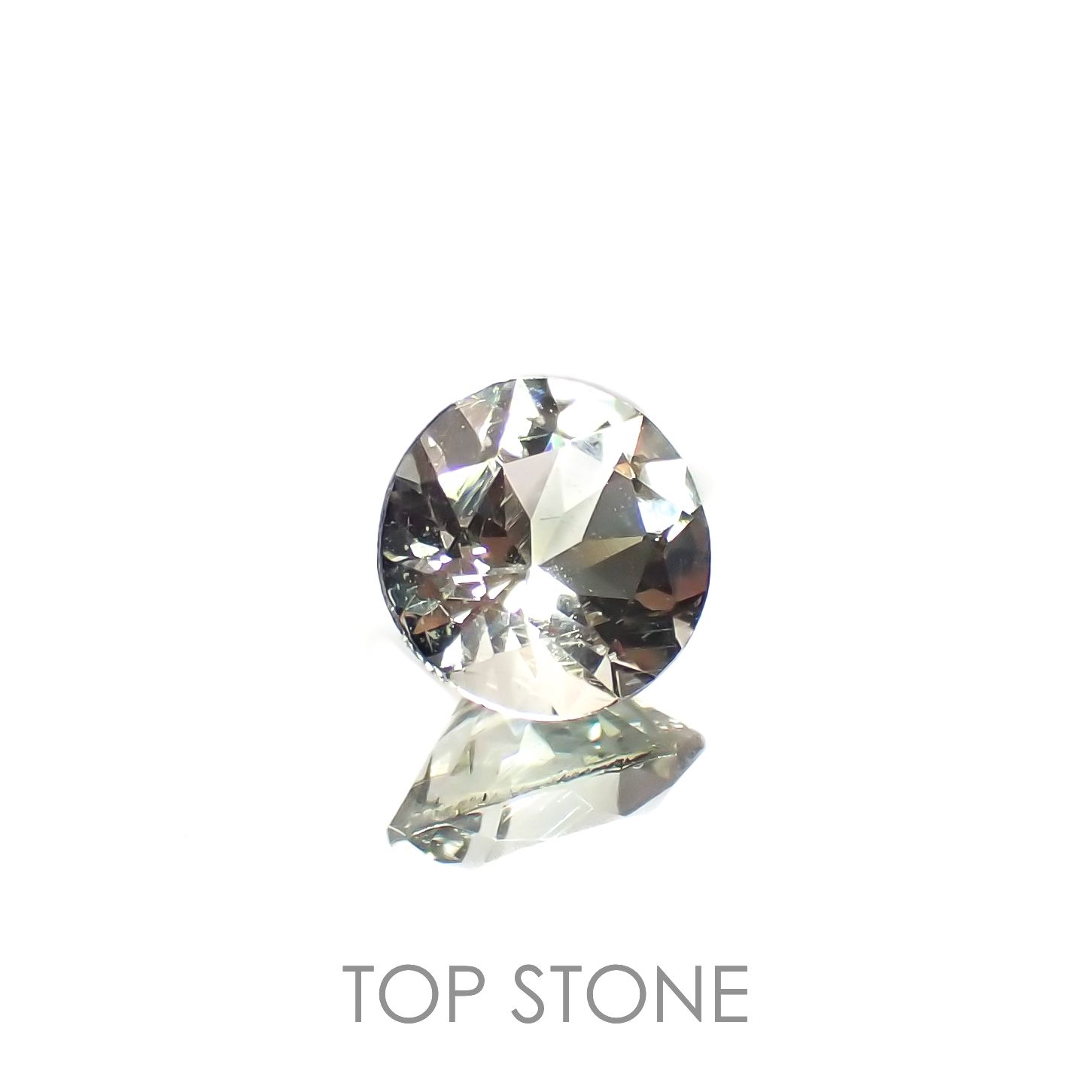 バイカラーオレゴンサンストーン アメリカ・オレゴン州産 0.65ct[230220682]5.9x5.9mm前後
