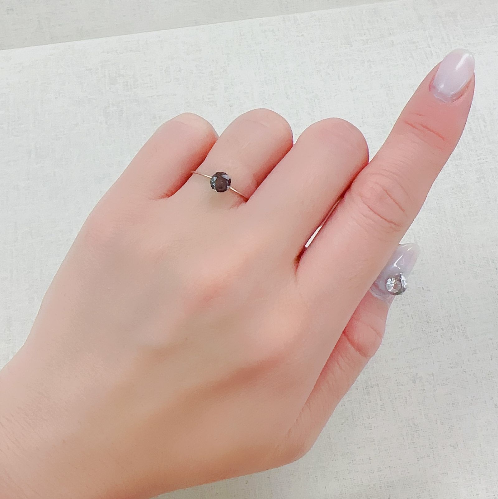 カラーチェンジアンデシン モンゴル産 0.49ct [230421466]4.9x4.9mm前後