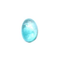 パライバトルマリン(宝石名トルマリン/別名パライバ・トルマリン)ブラジル・キントス鉱山産 0.363ct ソ付(宝貴協)[231224363]5.9x4.1mm前後