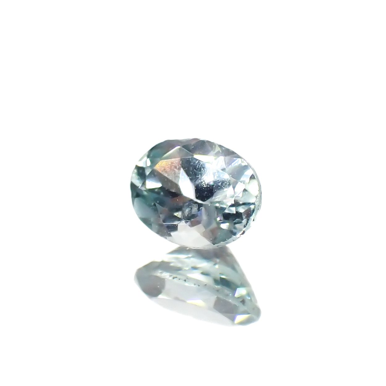 モンタナサファイア(宝石名サファイア)アメリカ・モンタナ州産 0.24ct 識別済[230321275]4.1x3.1mm前後