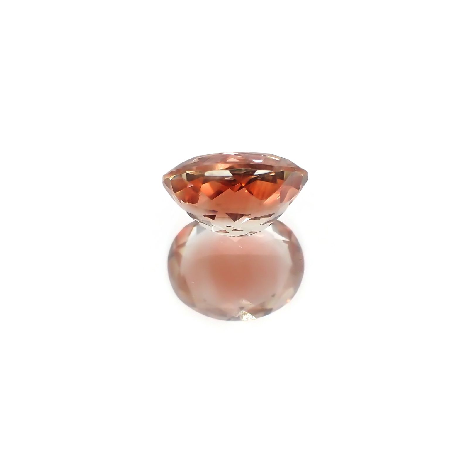 オレゴンサンストーン(宝石名ラブラドライト)アメリカ・オレゴン州産 識別済 2.21ct / 9.5x7.6mm前後 [230421892]