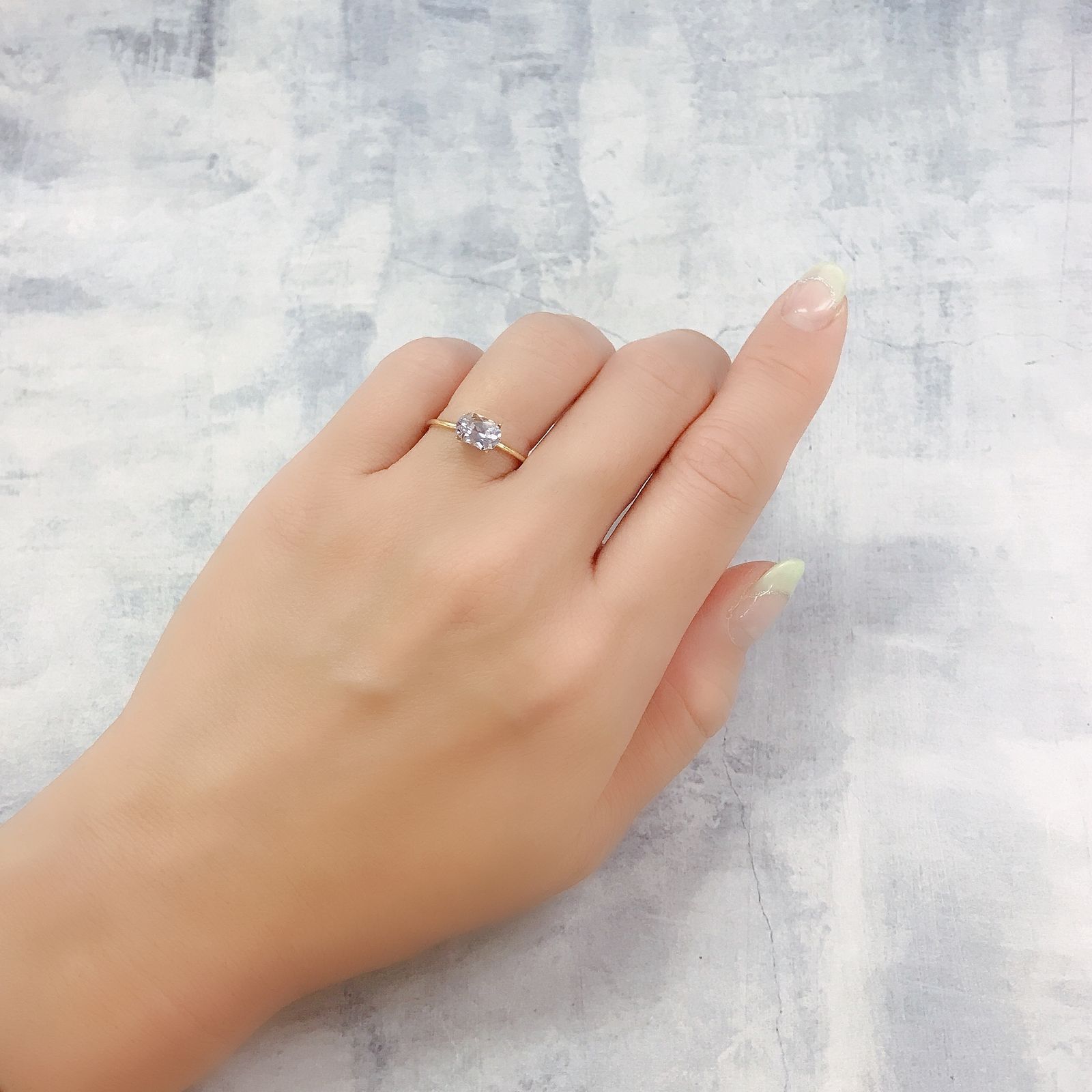 ◇カスタムカット◇アイスラベンダーサファイア(宝石名サファイア)スリランカ/マダガスカル産 1.20ct 識別済[220817478]7.7x5mm前後