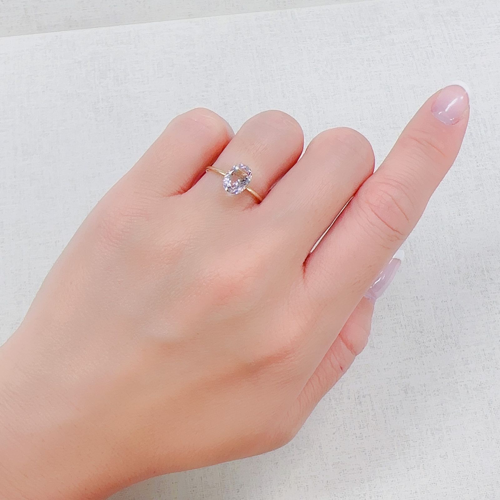 モルガナイト ブラジル産 1.04ct[230421787]8.1x6.2mm前後