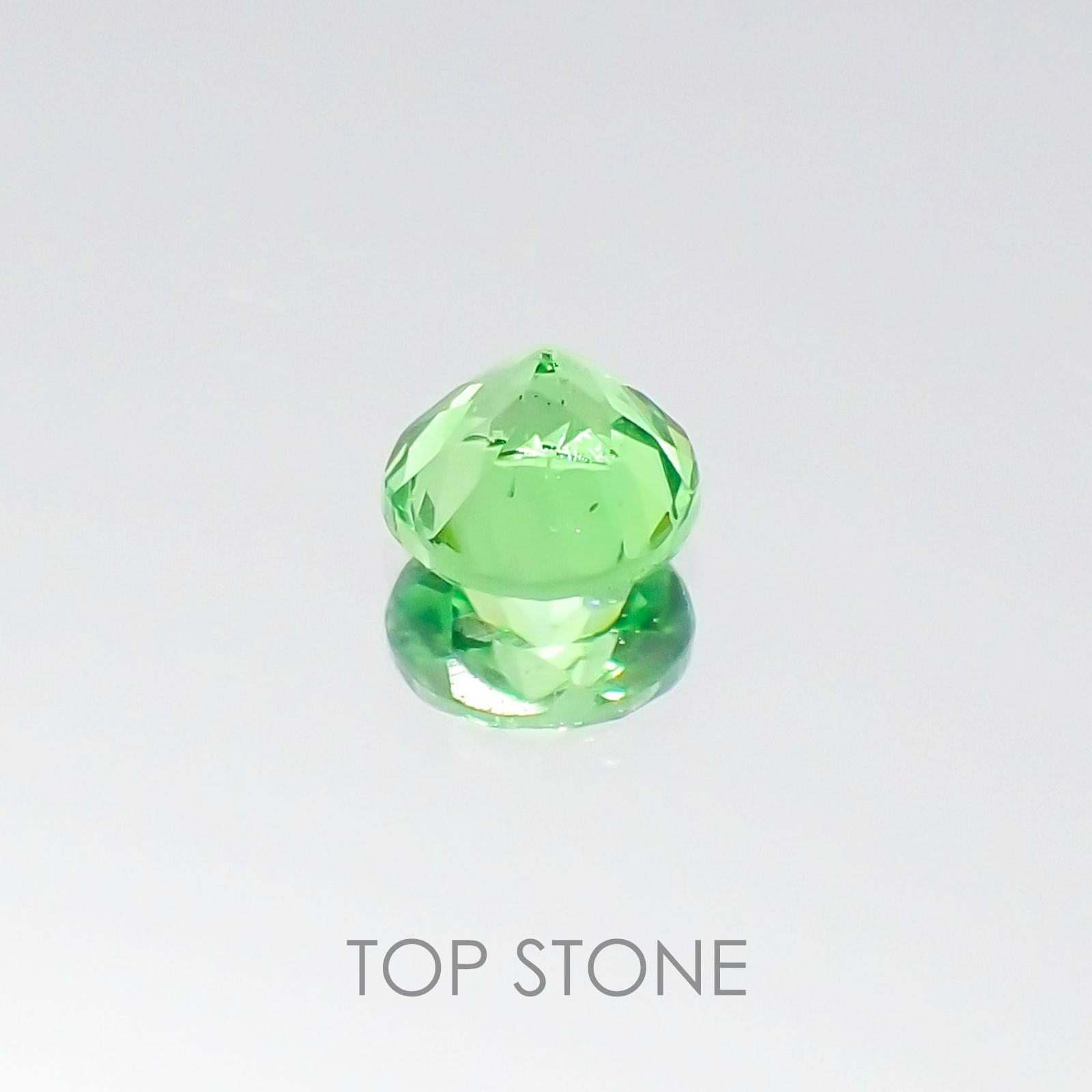 ミントガーネット ケニア産 ルース 0.3ct[20096110]3.9×3.9mm前後