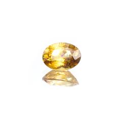 ゴールデンスフェーン(宝石名スフェーン) マダガスカル産 1.27ct 識別済[210812761]7.8×5.8mm前後