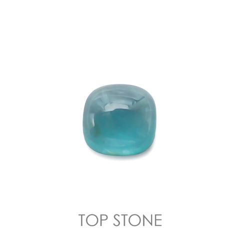 グランディディエライト(宝石名グランディディエライト)マダガスカル産 0.99ct 識別済[220817218]6.1x6.1mm前後