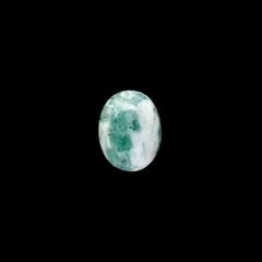 マトリックスエメラルド(エメラルドインクォーツ/フェルドスパー) ブラジル産 5.00ct[210812268]12.9×10.1mm前後