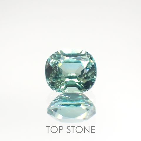 ブルーグリーントルマリン(宝石名グリーン・トルマリン) アフガニスタン産 0.80ct 識別済[211013585]6×5.2mm前後