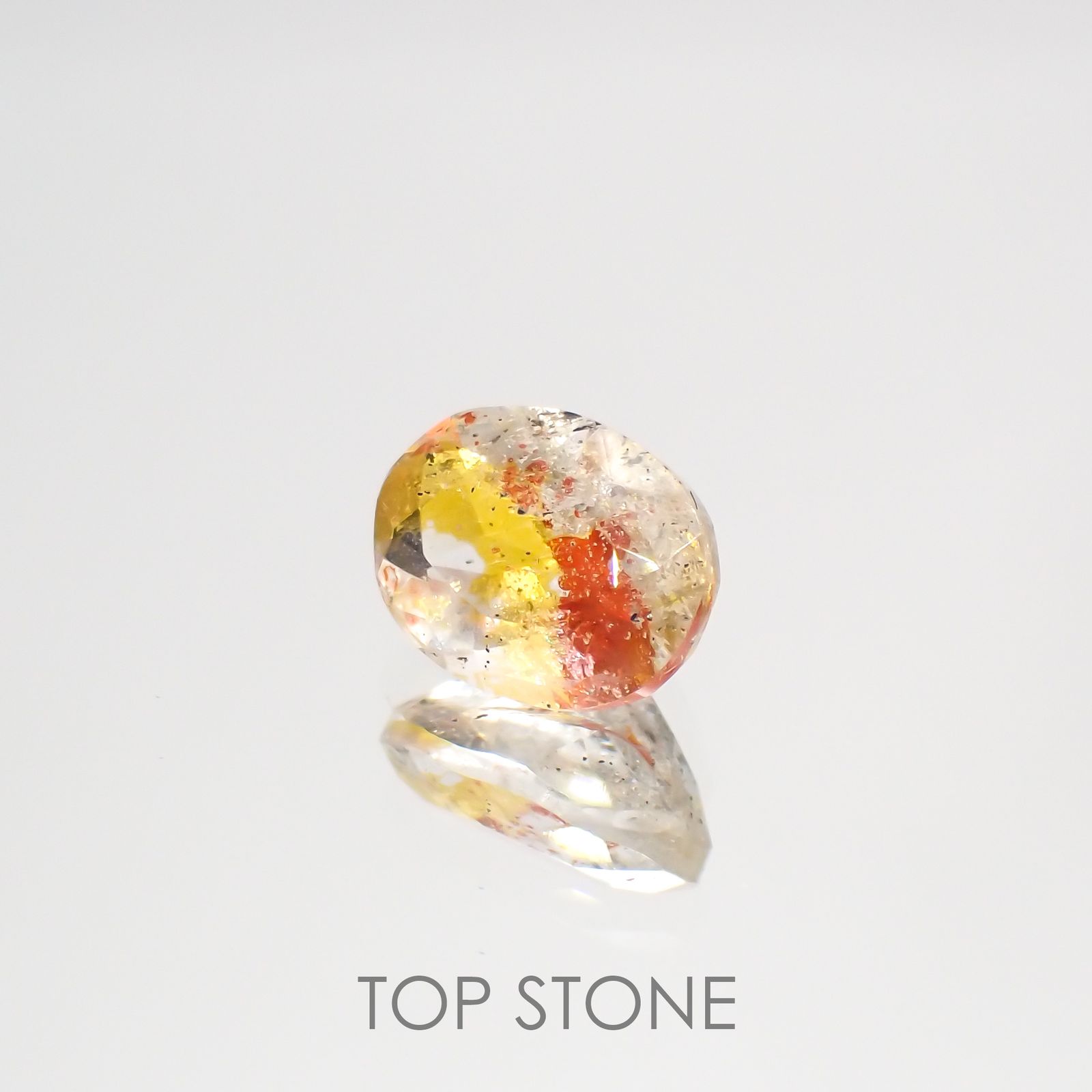 オーロラクォーツ ブラジル・ミナスジェライス産 1.32ct[220114383]8.1x6.2mm前後