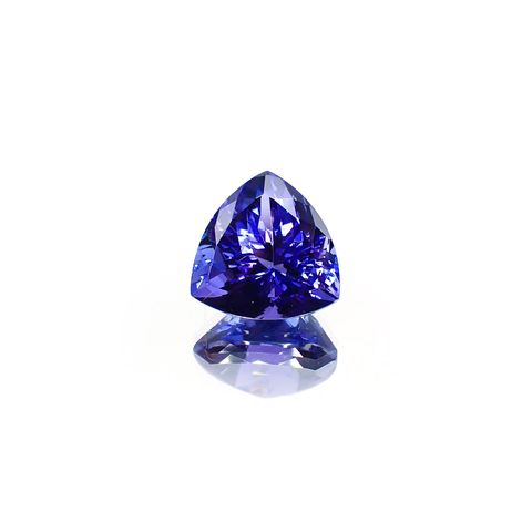 タンザナイト(宝石名タンザナイト) タンザニア産 ソ付(彩珠) 5.394ct / 11.1x11mm前後 [210310312]