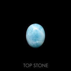 ラリマー(宝石名ブルー・ペクトライト) ドミニカ共和国産 2.23ct 識別済[210913262]8.9×7mm前後