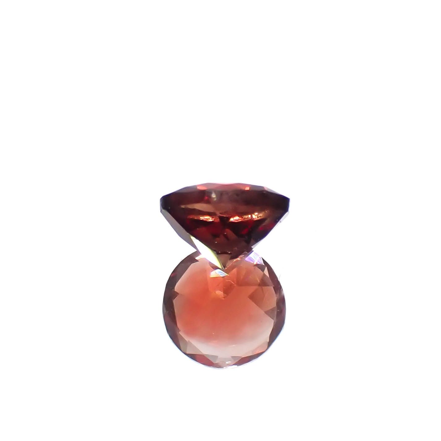 レッドラブラドライト(宝石名ラブラドライト/アンデシン)エチオピア産 0.42ct 識別済[230722732]5x4.9mm前後