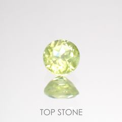 パロットクリソベリル(宝石名クリソベリル)インド産 0.35ct 識別済[220114508]4x4mm前後