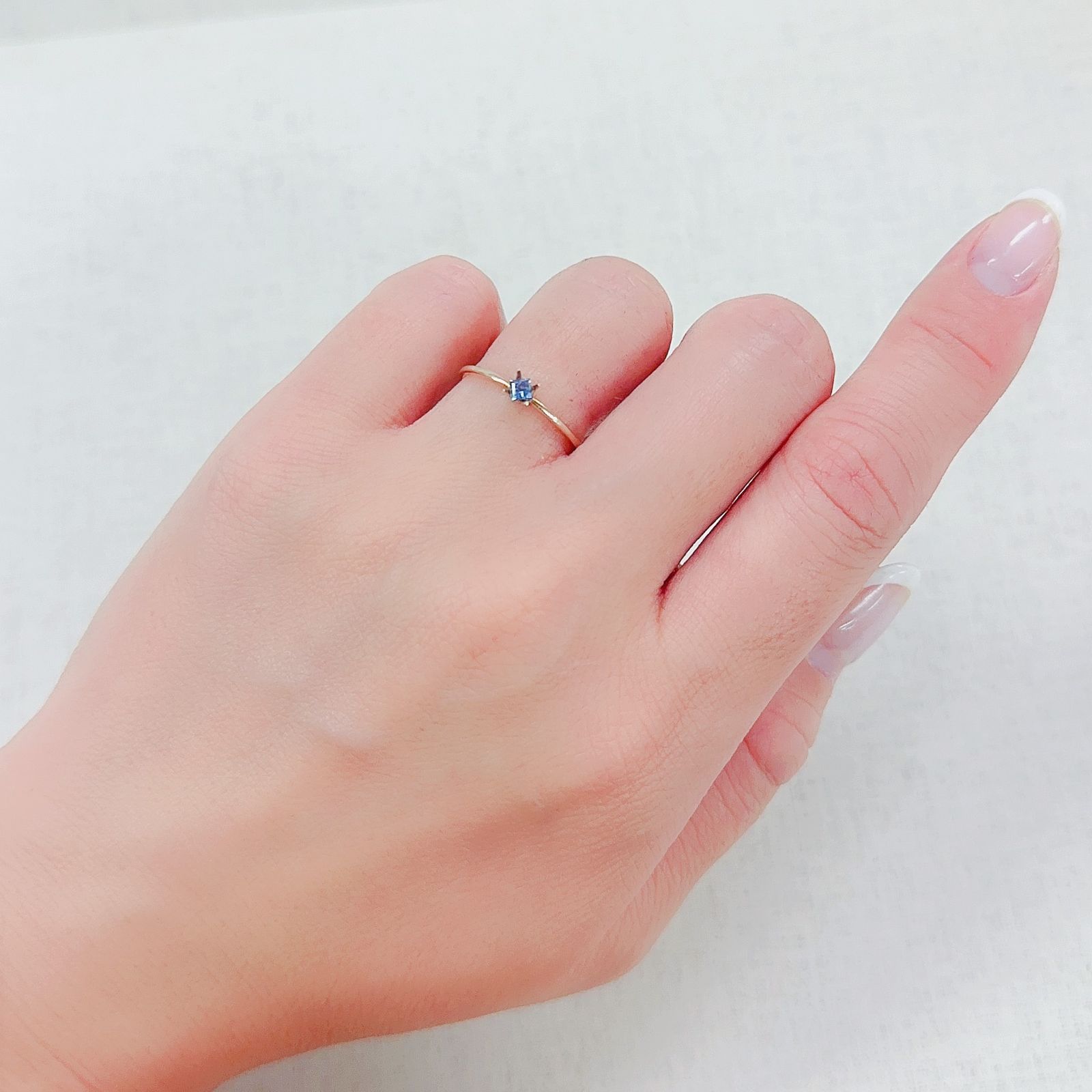◇プリンセスカット◇アレキサンドライト ブラジル産 0.11ct[230522059]2.5x2.5mm前後