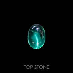 エメラルドキャッツアイ(宝石名エメラルド)コロンビア産 0.28ct 識別済[220115183]4.9x3.5mm前後