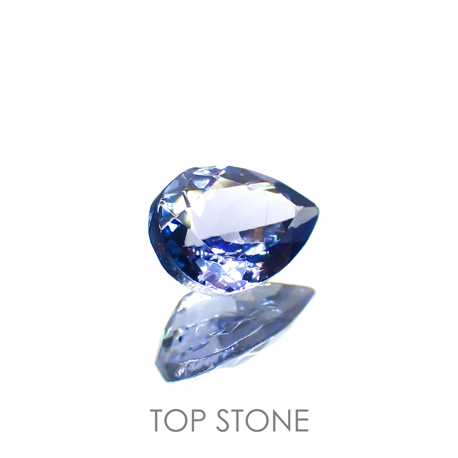 バイカラータンザナイト(ゾイサイト) タンザニア産 ルース 0.72ct[210812659]7×5mm前後