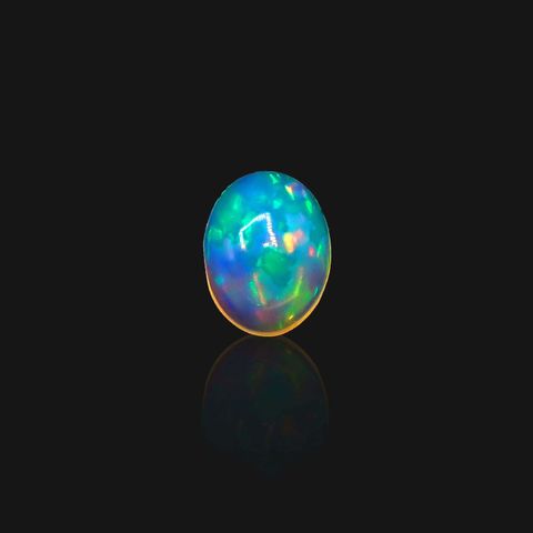 エチオピアオパール(宝石名オパール)エチオピア産 1.13ct 識別済[230722913]8.9x6.9mm前後