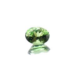 クロムトルマリン(宝石名バナジウム(クロム)・トルマリン)タンザニア産 ソ付(彩珠) 0.813ct / 6.7x5mm前後 [230823071]