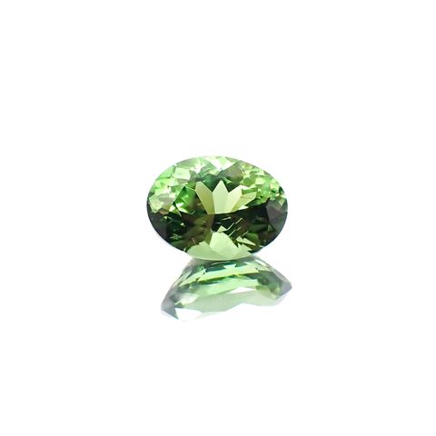 クロムトルマリン(宝石名バナジウム(クロム)・トルマリン)タンザニア産 ソ付(彩珠) 0.813ct / 6.7x5mm前後 [230823071]
