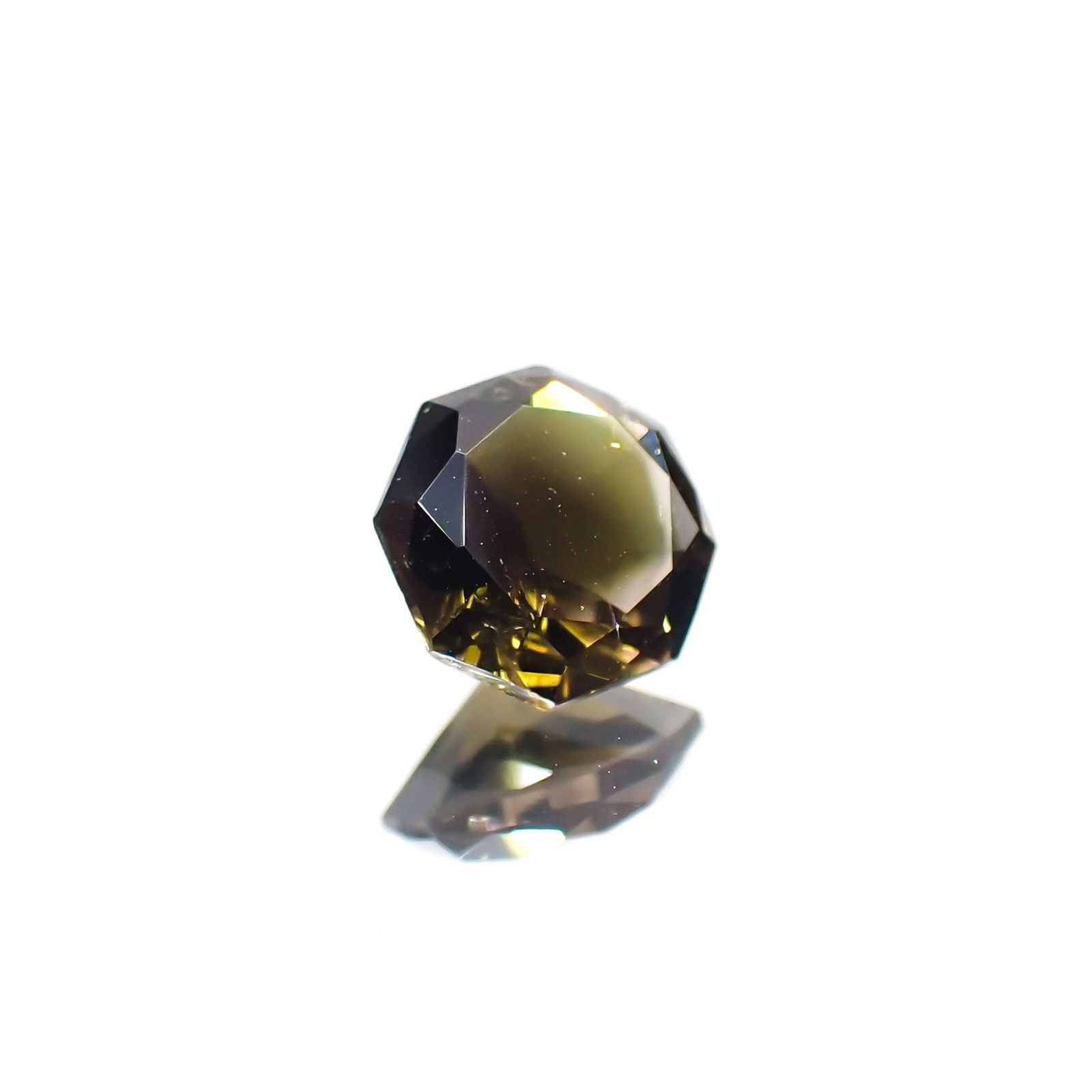 ◇オクタゴンカット◇バイカラートルマリンSA(宝石名トルマリン) ブラジル/アフリカ産 0.867ct ソ付(彩珠)[21049170]6.2×6.2mm前後