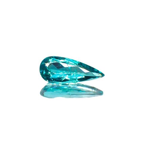 パライバトルマリン(宝石名トルマリン/別名パライバ・トルマリン)ブラジル産 GIA鑑付 0.31ct / 7.6x3.2mm前後 [221018786]