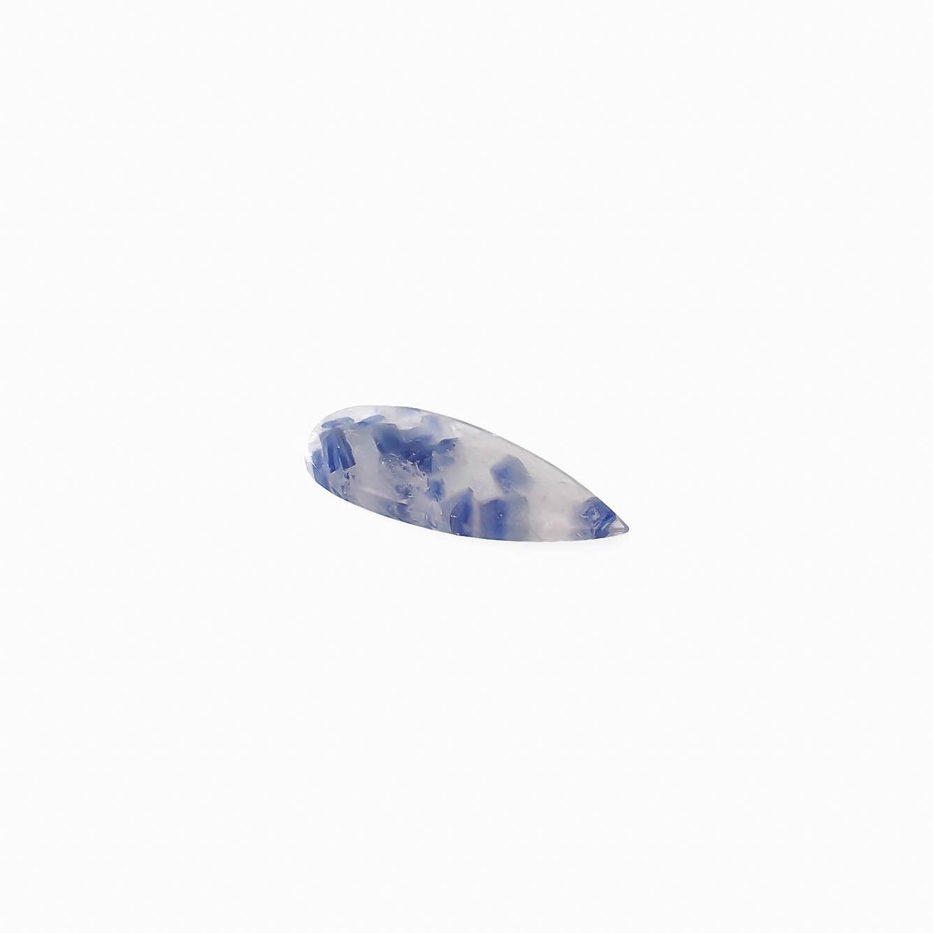 カイヤナイトインクォーツ ブラジル産 14.18ct[230421613]31x14.3mm前後