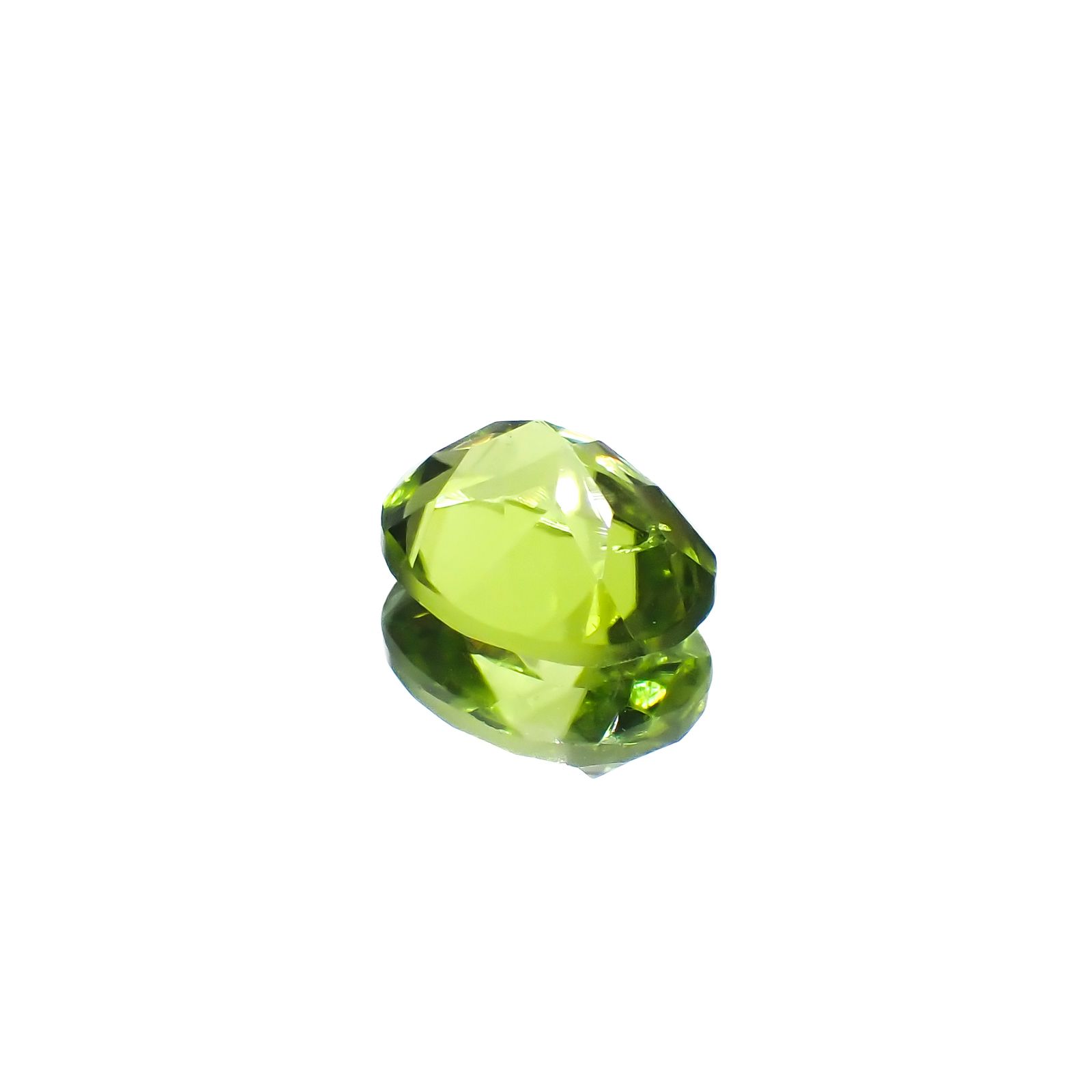 リリーパッドペリドット アメリカ・アリゾナ州産 2.15ct [231224598]8.9x7mm前後