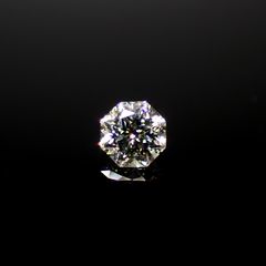 ◇オクタゴンカット◇ダイヤモンド 0.12ct[240427032]3x2.9mm前後