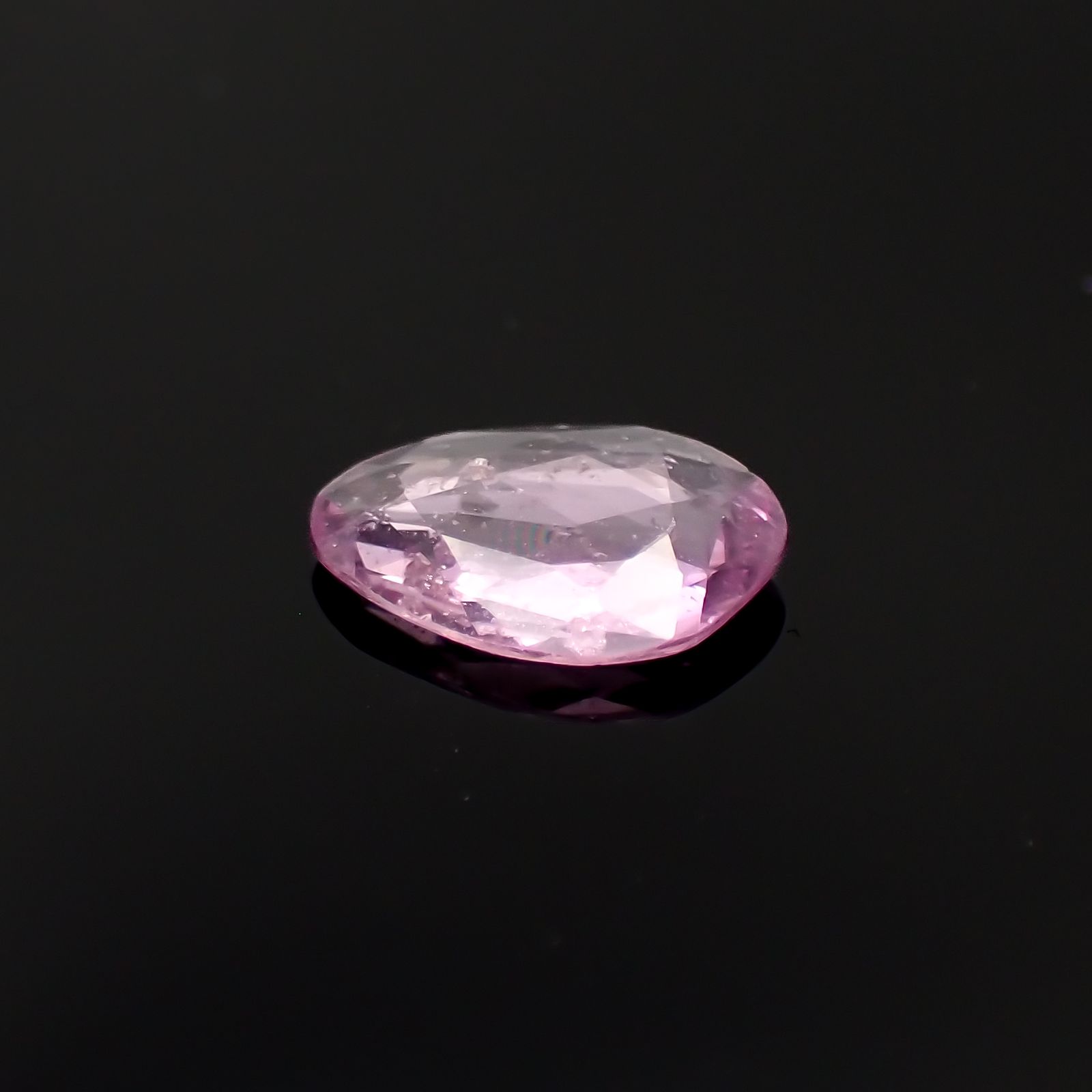 ◇ローズカット◇パープルピンクサファイア マダガスカル産 0.55ct[230722666]7.4x5.6mm前後