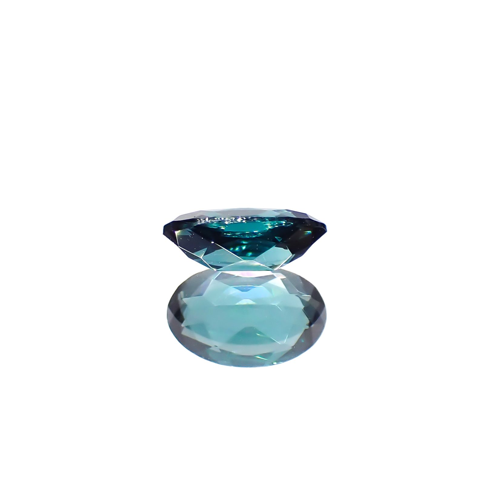 ブルーグリーントルマリン ブラジル産 0.33ct[240628041]5.8x3.7mm前後