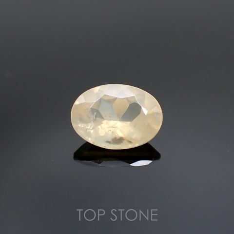 シーライト(宝石名シーライト) 中国産 1.146ct ソ付(彩珠)[20117728]6.5×4.7mm前後