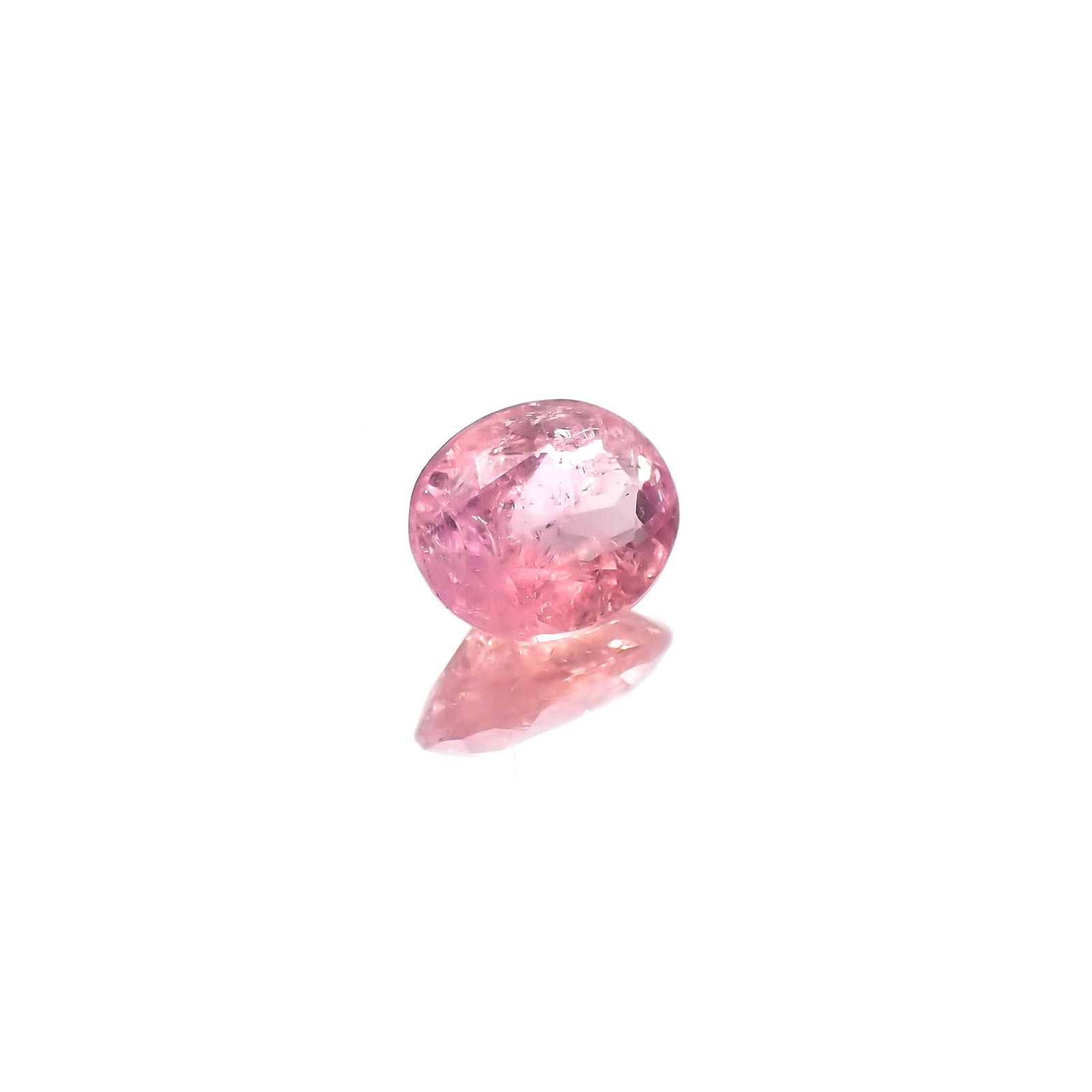 ペツォッタイト(ラズベリル)(宝石名ペツォッタイト) マダガスカル産 0.29ct ソ付(彩珠)[210711798]4.9×3.8mm前後