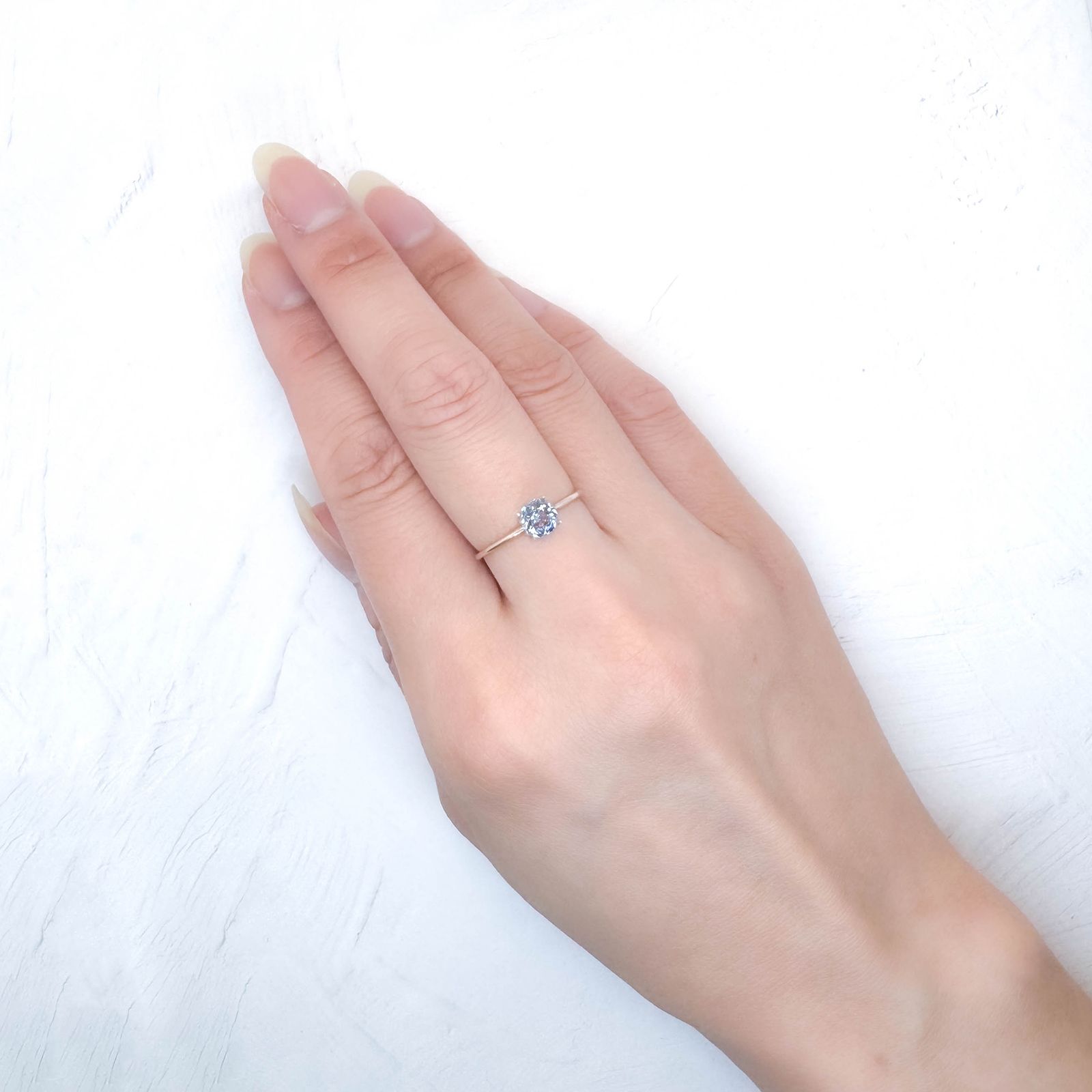 ◇オクタゴンカット◇タンザナイト 非加熱 タンザニア産 0.61ct / 5.2x5.1mm前後 [251031218]