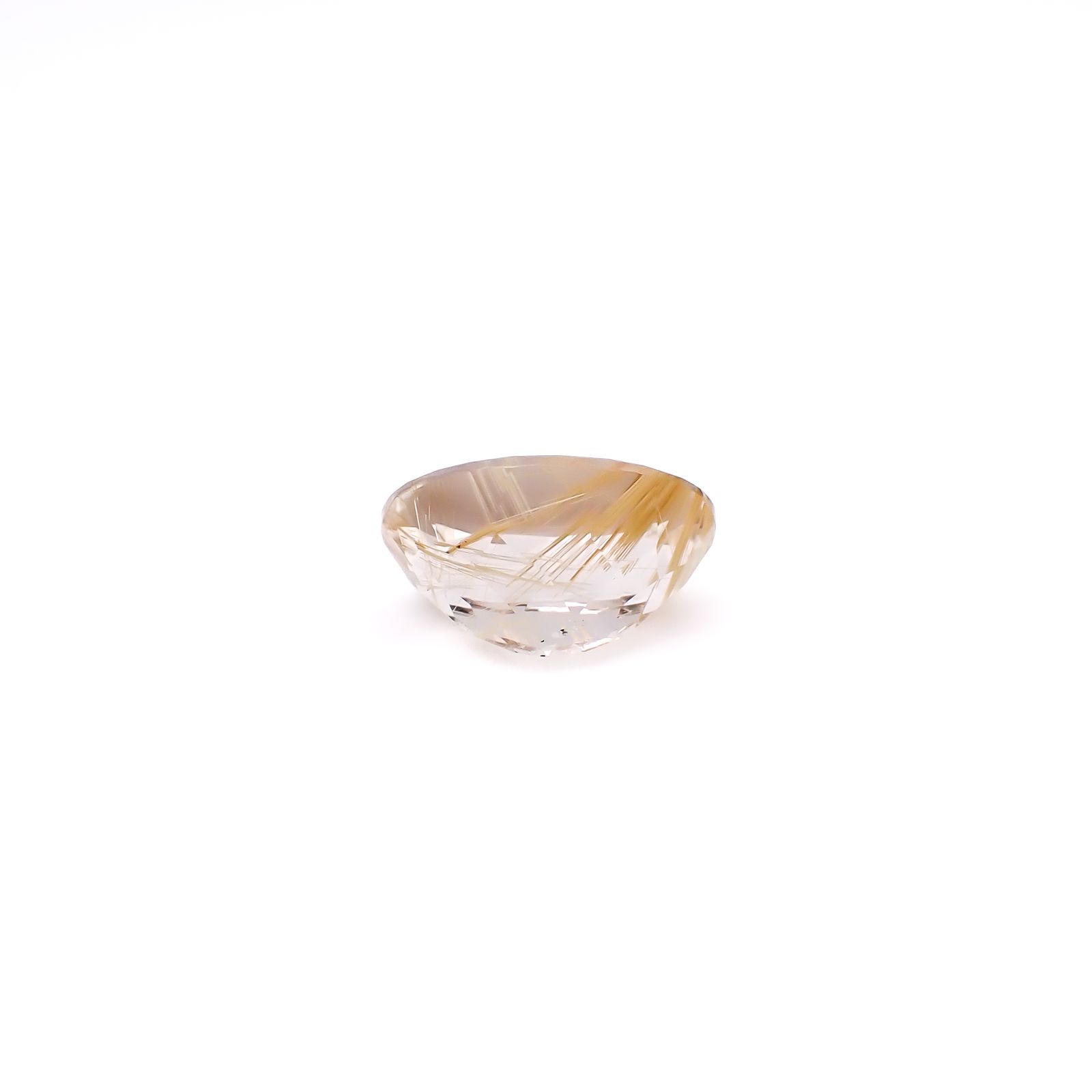 ルチルクォーツ ブラジル産 12.58ct / 17.9x12.8mm前後 [260732402]