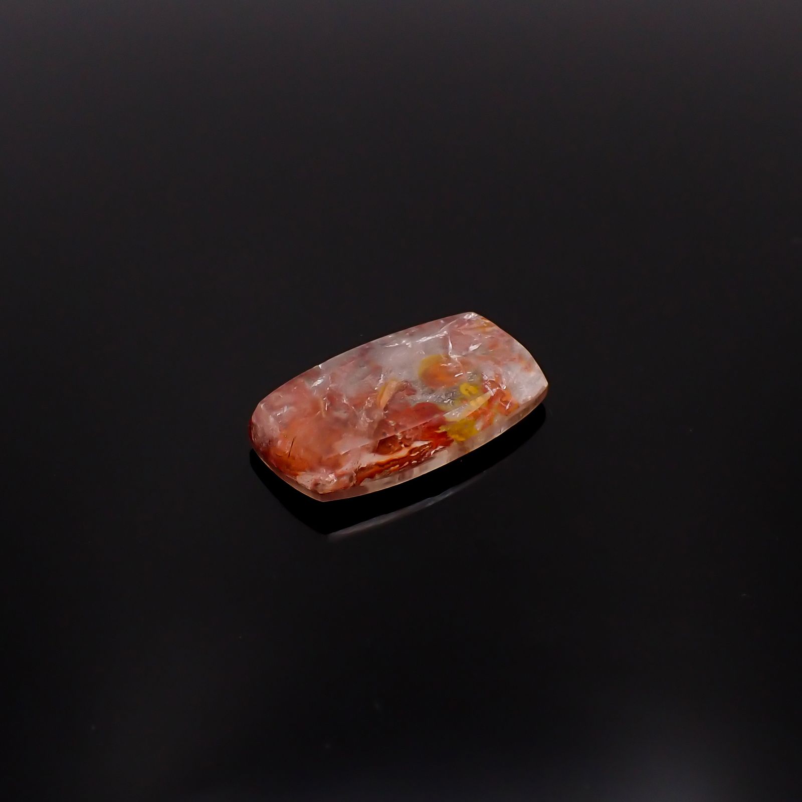 レッドデンドリチッククォーツ ブラジル産 9.54ct[231225088]20.6x11.8mm前後