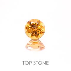 スペサルティンガーネット (宝石名スペサルティン・ガーネット) ケニア産 0.23ct 識別済[20118098]3.5×3.5mm前後