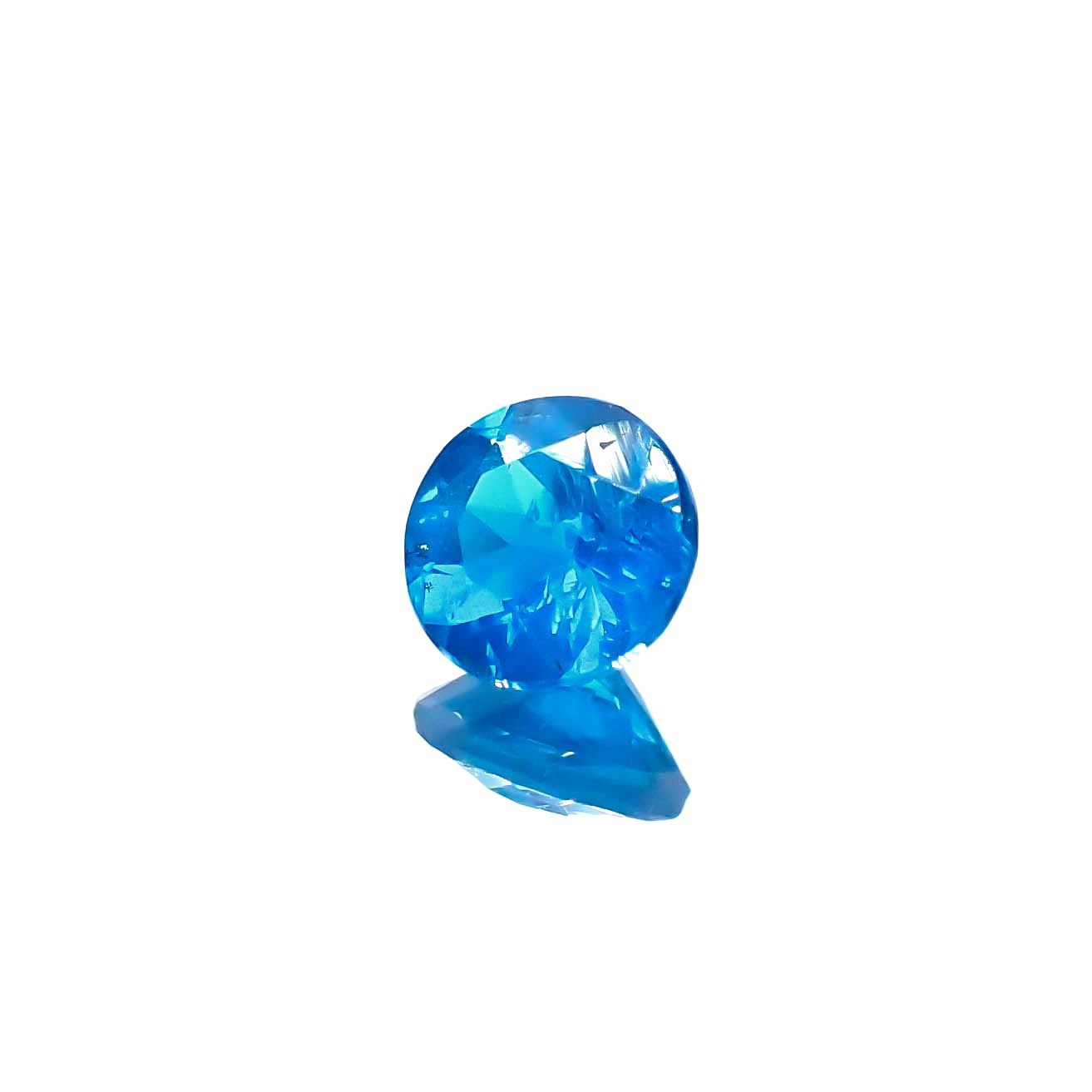 ネオンブルーアパタイト マダガスカル産 0.51ct[231224992]5x5mm前後