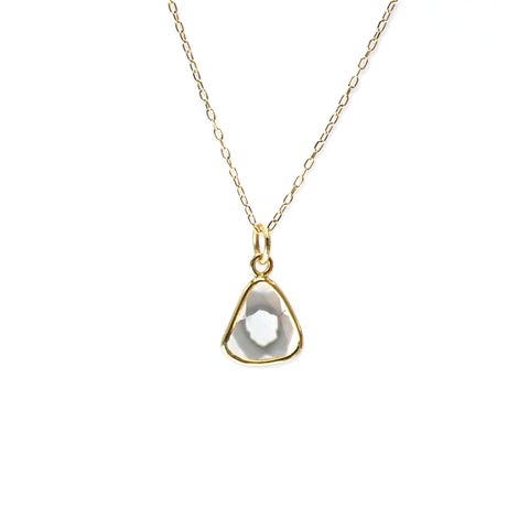 ◇K18仕様◇トラピッチェスライスダイヤモンド ペンダントトップ/チャーム(※チェーン別売り) 1.13ct / 8.6x7.9mm前後 [250430220]